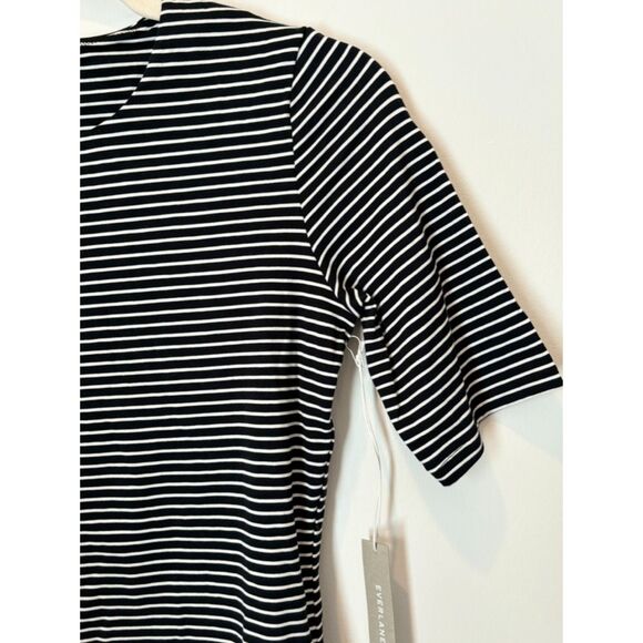 Everlane Striped Bodysuit Short Sleeves Size Small Supima Cotton. - Picture 7 of 15